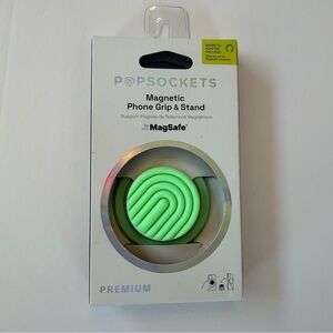 Popsockets Magnetic Phone Grip & Stand lime green NWT